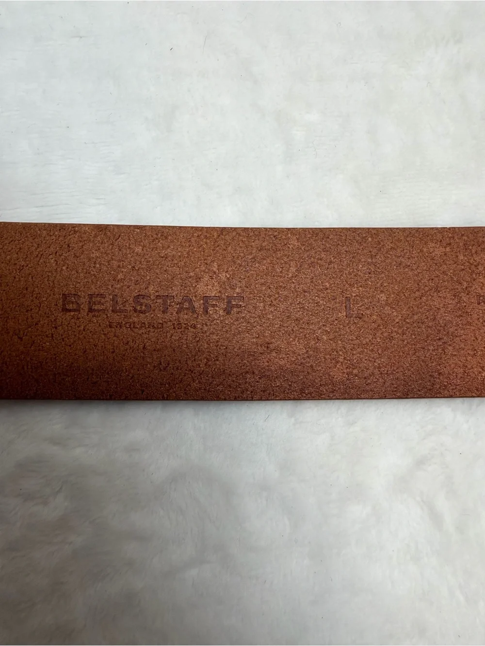 Belstaff Brown Genuine Leather Belt L Made in Italy Heritage Distressed Buckle